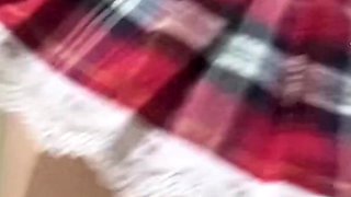 18 Year Old Schoolgirl Dances and Fucks Herself with a Rubber Dildo