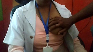 Seeing the Sexy Doctor, the Boy's Mood Became and Both of Thm Had Sex