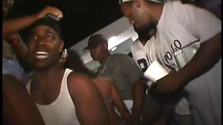 Spring break: Ebony, Black  Public Porn