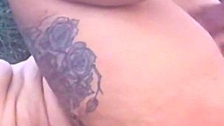 Lucky Gurl Nicole Santana - Sex at the Park with a Big Booty Black MILF