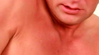 Blonde bbw mature slammed by big dick in cuckold action