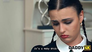 Daddy4k. wednesday couldn't treat herself from cheating on her bf and smoking Big Black Cock