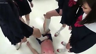 Tokyo hot Japanese group sex creampie