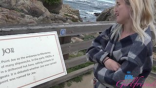 Blonde Nicole Nichols moans while her puss is being fingered