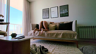 Behind the Scenes! Extreme Blowjob for My Husband