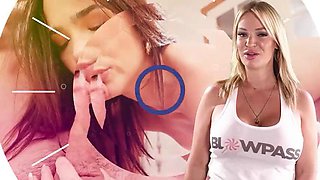 Throated - Big Tittied Kenzie Taylor Deepthroats A Huge Cock