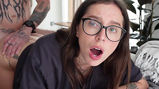 Stepsister Loves Hot Sex and Eating Cum!