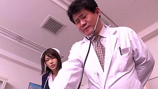 Busty asian nurse breathtaking xxx clip