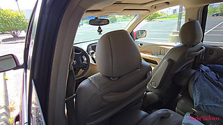 Cheating Wife Caught Fucking 18 Yr Old Step-stepson in Parking Lot