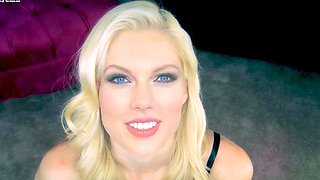 Amateur Blonde Dons Lingerie And Fucks