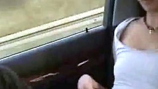 Car Fun with Naughty Exhibitonist
