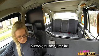 He made a finish mud of my face - female faux taxi