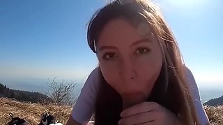 Hot amateur fuck with an amazing view