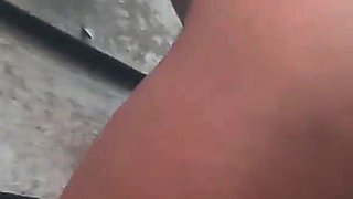 Outdoors Fingering My Hairy Pussy Amazing Leg Shaking Orgsams