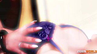 Simply Super Sexy - Two Busty Lesbians' Nipple in Pussy Insertion