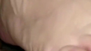 Footsie MILF get's cum on feet!