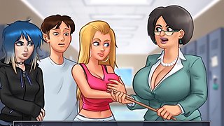 Sultry female voice brings summertime saga eve to life with sexy moans