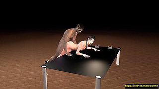 Wednesday Doggy Over the Desk