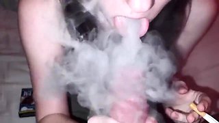 I Smoke And Suck And He Squirts His Cum In My Mouth