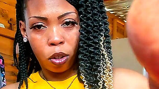 Foot Fetish, Toes Close-up, Black Mistress Jerk off Instructions Count-down, Big Ass Clapping and Twerking...