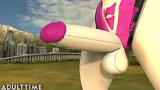 Big Tit Futanari Redhead Cums Hard in Creampie Compilation - F.U.T.A. Squad