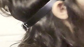 Horny Slut Sucking Dick and Taking a Facial at the Gloryhole