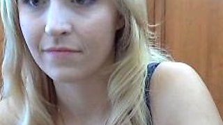 Blonde teen Sierras first erotic masturbation video