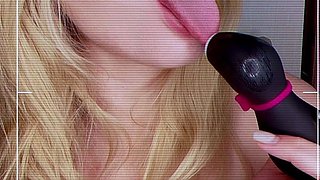 College coed amateur blonde big sex toy EXGF