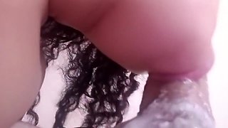 Pov To The Balls, Slut Swallows And Rolls Her Throat To The Back Of Her Throat