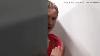 Gina Gerson Gives Blowjob in Toilet - Amateur Teen Sex HD