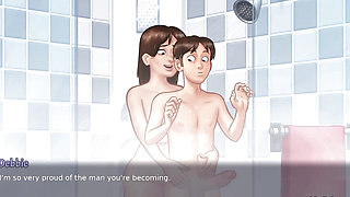 Except for the girl friend in the bathroom, I have piled up the summertime saga game.