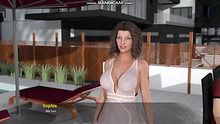 Away Form Home - Sneaky Doggy Sex with MILF Sophia After Pool Party