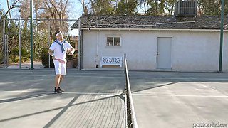 Selina Imai Gets Her Pussy Stuffed After Losing A Pickleball Game