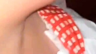 Blindfolded on My Kness Sucking BBC in Maid Outfit