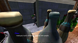 Titty Fucking a Ghost - Bound by Lust 3D Animated Game