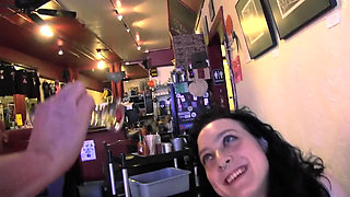 A teeny and an old milf have a lot of pleasure with a big vibrator.