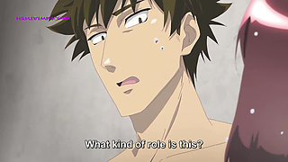 While my Girlfriend was Away, her Stepsister asked Me to Wash her Back - Exclusive Hentai, Eng Sub