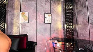 Emo Amateur Teen stript vor der Cam