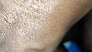 Closeup Pussy Fucking Rubbing Wet Clit Condom Broken