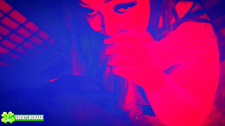 Lucky Gurl Sophia Rose - Red Light Special Amazing POV Blowjob