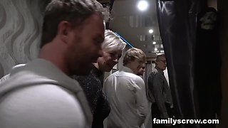Cumming Together At A Swingers Club