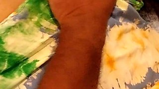 Sri Lankan - Accidentally Went Step Sisters Bed Room - Sexy Nighty Frock - Asian Hot Couple