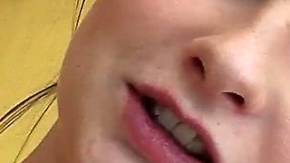Teen brought to orgasm while licking and putting thick cock in