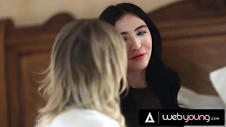 Hot Lesbian Threesome - Melody Marks & Jazmin Luv Ride Jane Wilde's Pussy Hard