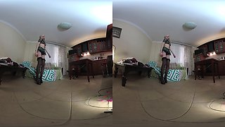 Luisa Naked Striptease - Cute Teen Amateur Blonde In A Schoolgirl Costume
