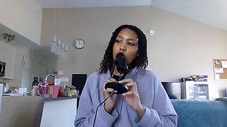 Sensual ASMR mic licking session with Sophy