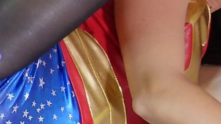 Sonya Durganova Wonder Woman with Nylon