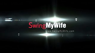 Swinger Wifey Fucks For Hubby s Fun
