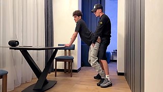Two Lads Guy Have Fun