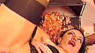 Double Penetration on the Kitchen Table for Laura Angel